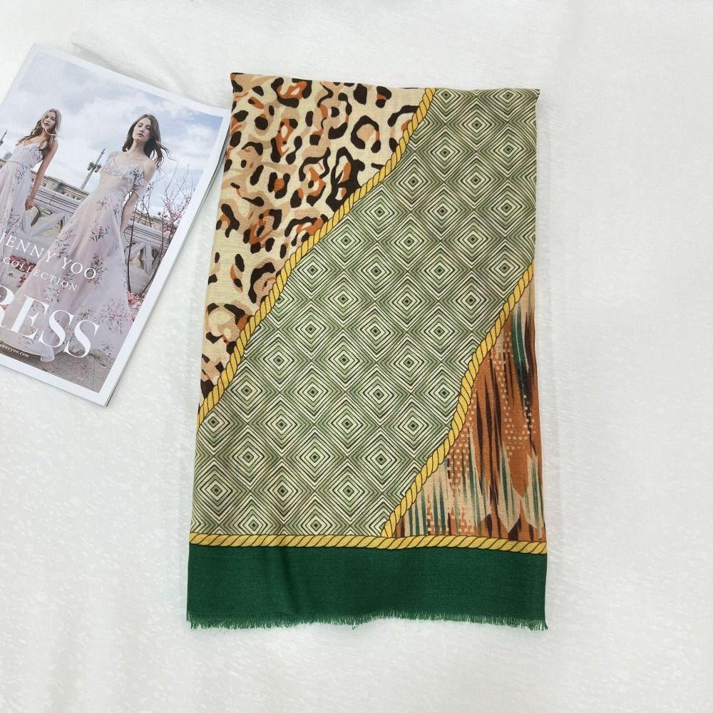 Lightweight Women Scarf Cotton Linen Fabric Silk Scarf Fashion Warm Shawl  Summer Season