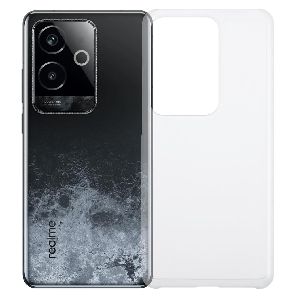 For Realme GT 6 5G Case Hard PC Frosted Minimalist Phone Cover