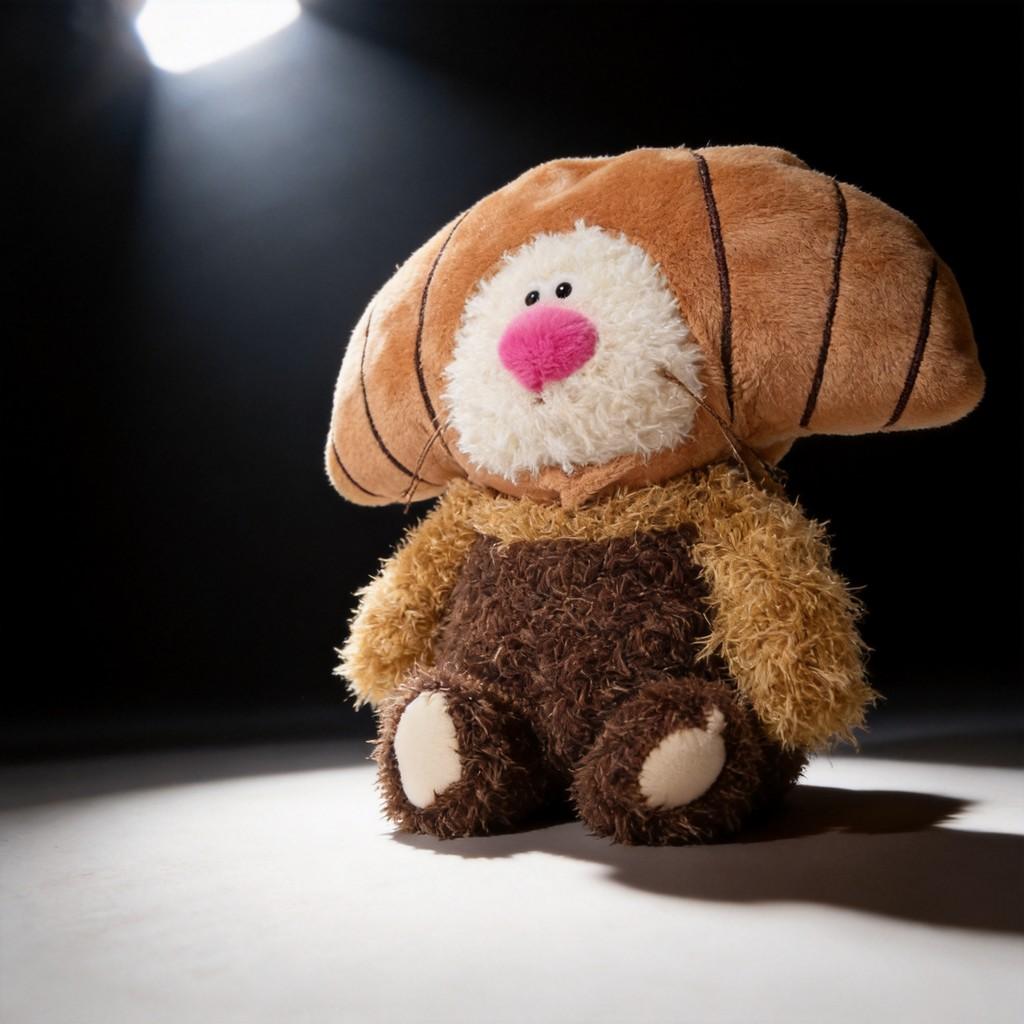 Cartoon Cowboy Hat Budibasa Cat Plush Toy With Short Pile Fur For Kids And Collectors