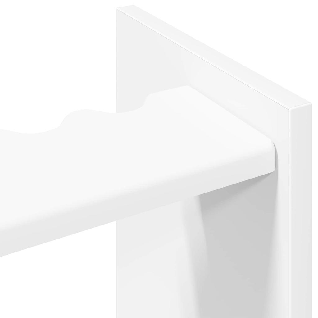 Billiard Cue Stand Particleboard 60 x 20 x 57 cm White