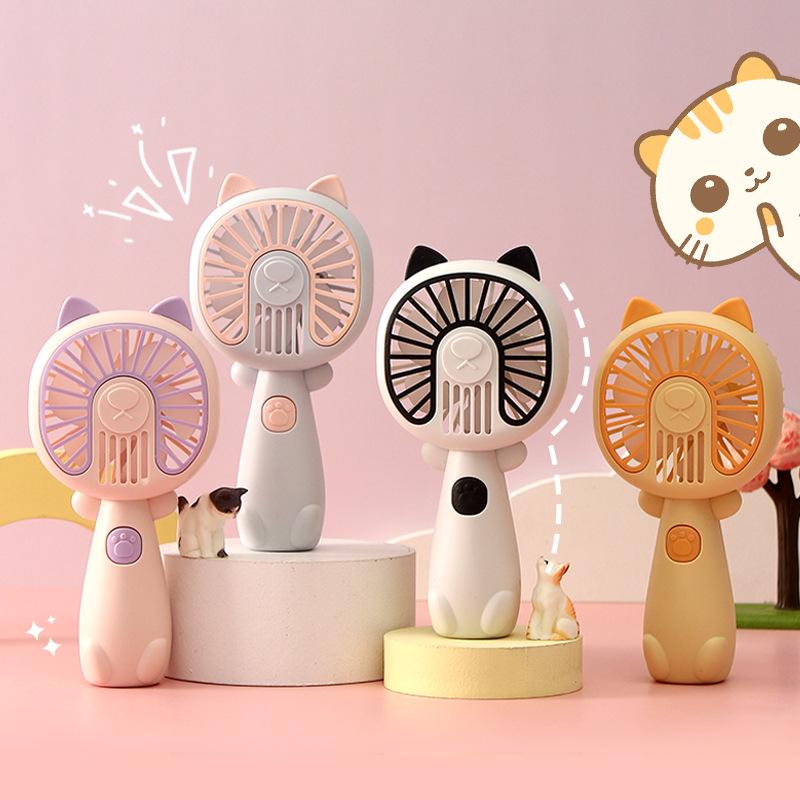 USB Rechargeable Cartoon Snail Handheld Fan: A Fun Summer Gift for Kids and Students