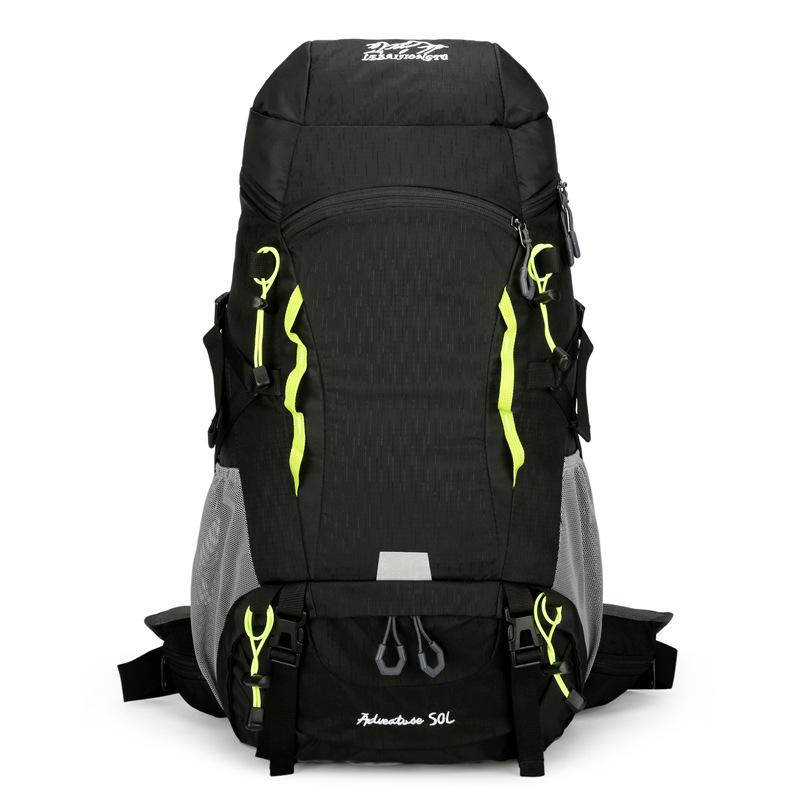 

Уличный водонепроницаемый рюкзак большой вместимости для пеших походов, альпинизма, профессиональный, для кемпинга, двухплечевой, для хранения, водонепроницаемый 36-55L чёрный