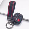 Silicone Key Fob Cover with Matching Wrist Strap for Toyota Camry Prado FJ Cruiser Previa RAV4, Fits Toyota Camry Cruiser RAV4, Protective Accessory