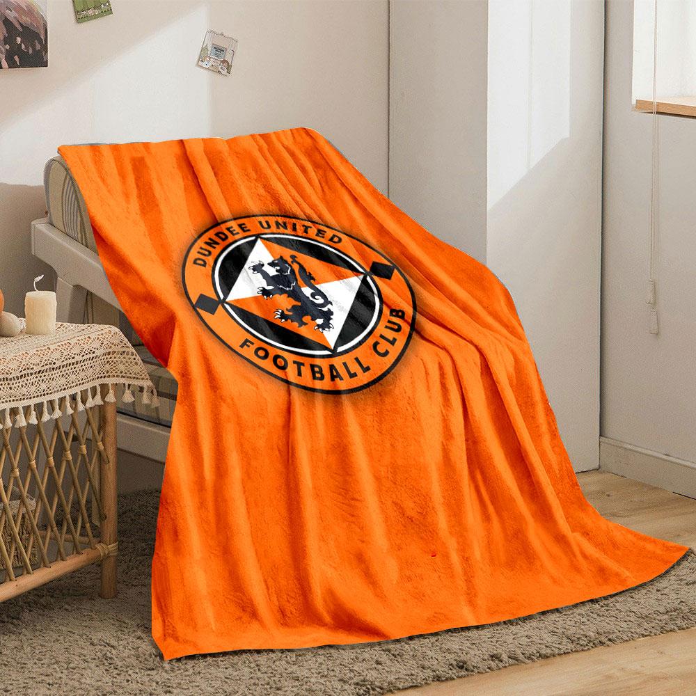 Dundee United Football Club Logo Blanket Print Blanket Soft and Cozy Perfect for the Living Room Bed Sofa or a Nap,gift