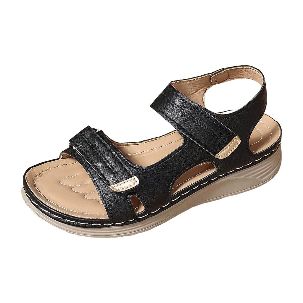 Stud Sandals For Women Flat Women'S Soft Sole Hollow Sandals Fashion Leisure Sports Large Size Chaussures Femmes éLéGantes