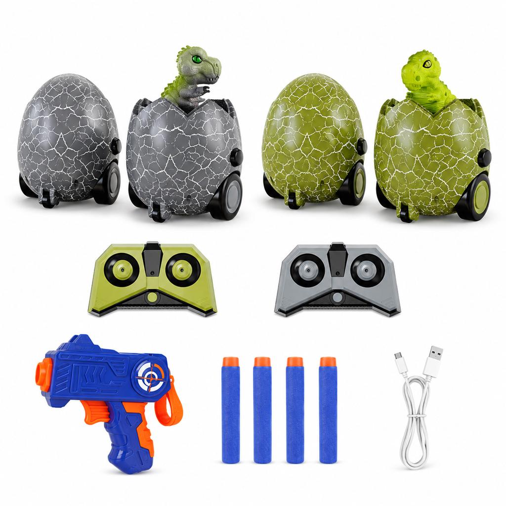 2.4 Remote Control Dinosaur Egg Car Toy for Kids Boys Girls Vehicle