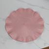 Handwoven Round Placemat Waterproof Heat-Resistant Table Mat for Dining Non-Slip Rustic Kitchen Decor for Home Restaurant