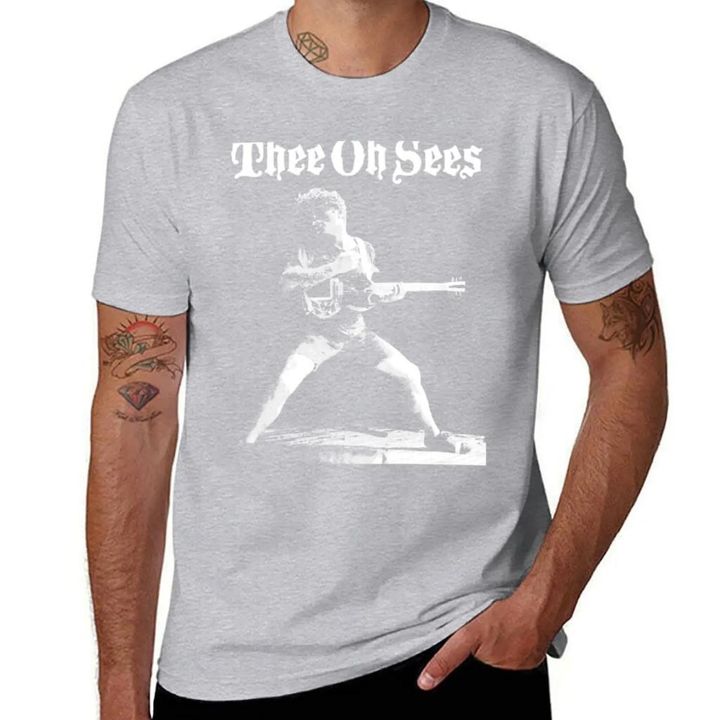 Limited Edition Thee Oh Sees Band Musik T-Shirt Baggy Shirts Rohlinge Herren Trainingsshirt
