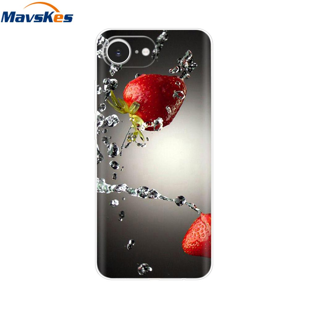 For iPhone 16e Case For Apple iPhone 16e Case Luxury Clear Painted Cover Case For iPhone 16e 16 E Coque Protective Cover Fundas
