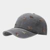 Berretto da Baseball Unisex con Ampio Visiera Morbido per Esterno Ricamato Decorato Cappellino a Becco d'Anatra con Cane Piccolo Retrò Street Cappellino a Becco d'Anatra