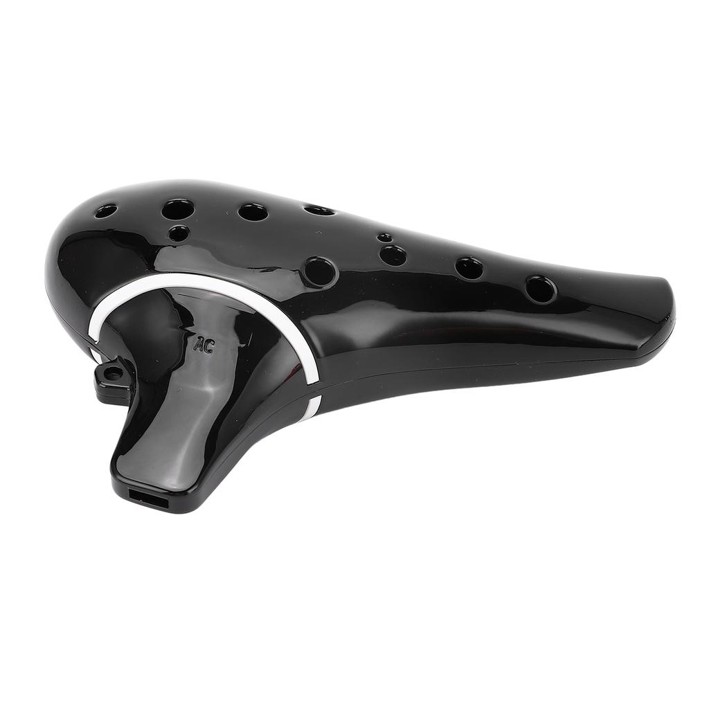 12 Hole Ocarina Ceramic Alto C Flute ABS Plastic Music Instrument Beginners Professionals Playing Wi