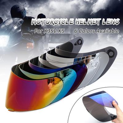 Motorcycle Wind Shield Helmet Lens Visor Full Face Fit for AGV K1 K3SV K5