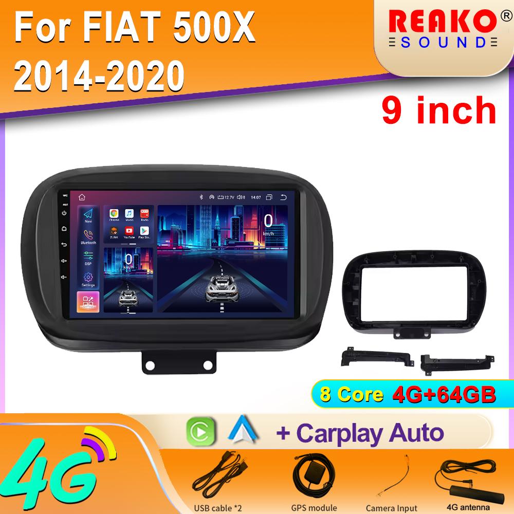 Android Autoradio Für FIAT 500X 2014-2020 Auto Multimedia Video Player Navigation GPS Carplay Autoradio 2Din IPS DSP 4G