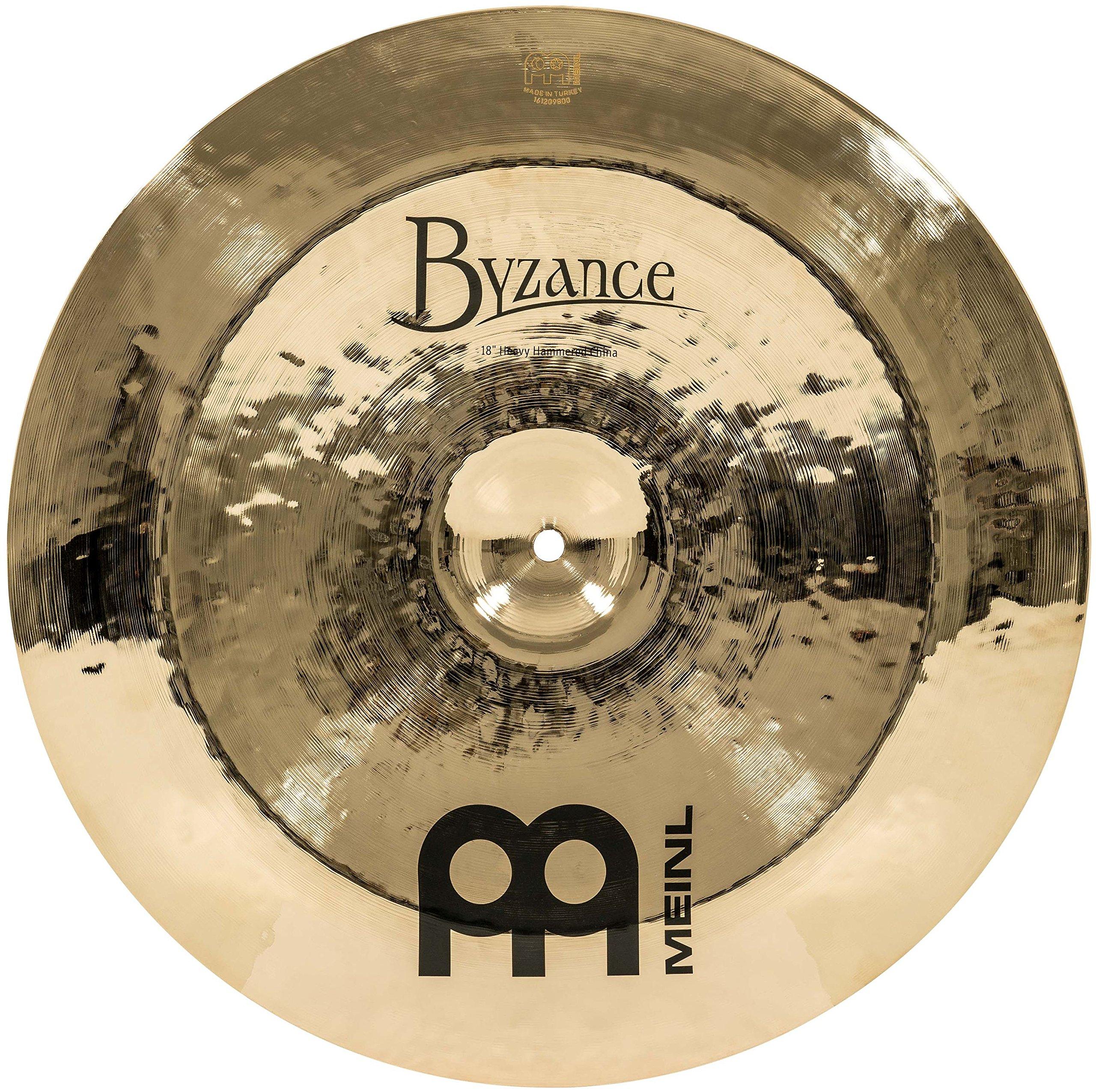 

MEINL Cymbals Byzance Brilliant Series Тарілки Чайна Важко ковані Чайна 18 B18HHCH-B []