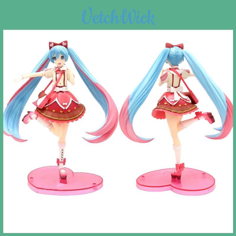Exquisite Kawaii Anime Hatsune Miku Figure With Beautiful Blue Hair For Collectors