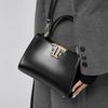 New Leather Niche Design High-end Muse Bag Double-sided Buckle Mini Shoulder Crossbody Portable Commuter Tote Bag