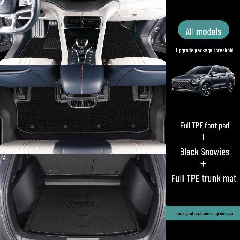 BYD Song Plus DMI/EV All-Inclusive TPE Floor Mats for New Energy Cars
