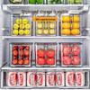 Transparente japanische Kühlschrank-Aufbewahrungsbox für Gemüse und Obst - Lebensmittelqualität