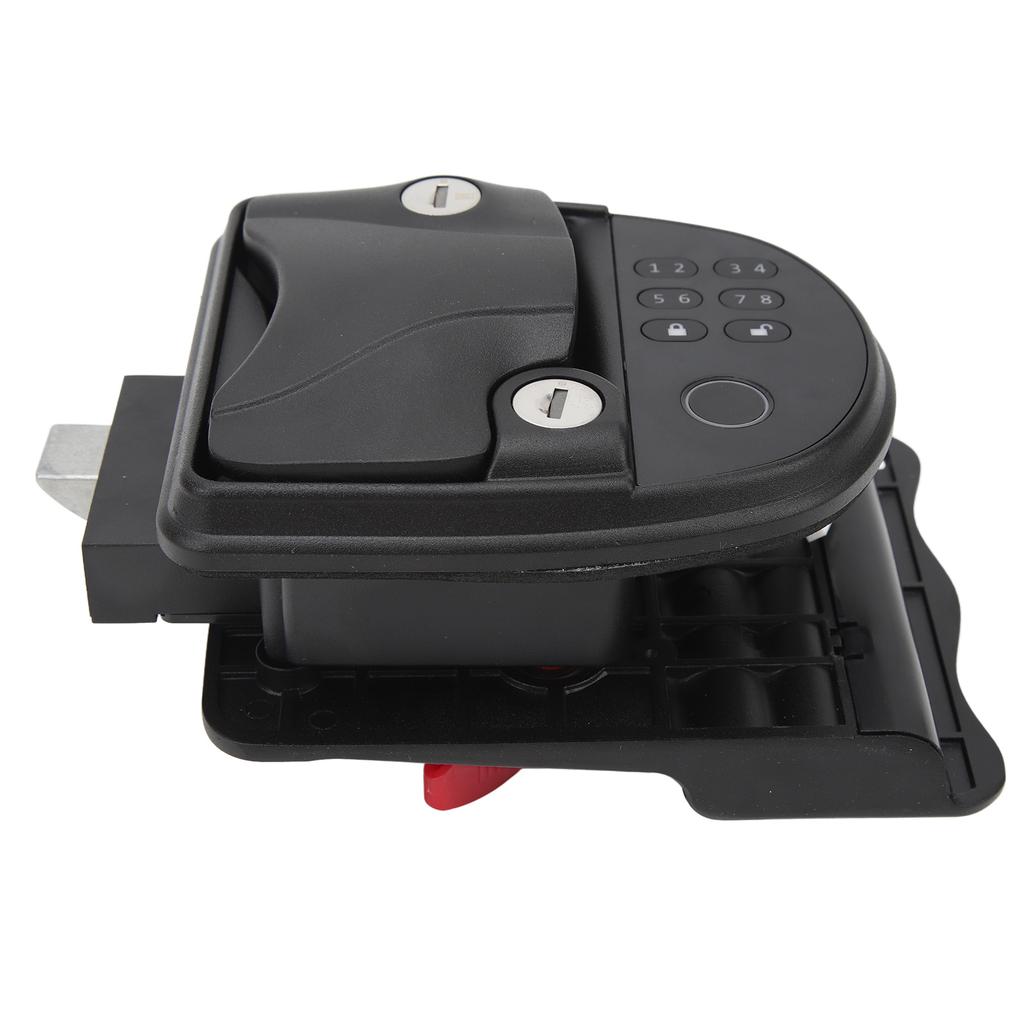 RV Keyless Entry Keypad Remote Control Door Digital Lock Latch Handle Deadbolt Set for Campers 5th W