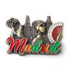 Spain Madrid Tourist Souvenirs Metal Fridge Magnetic Stickers Creative Home Decor Nice Gifts Message Board Magnetic Stickers