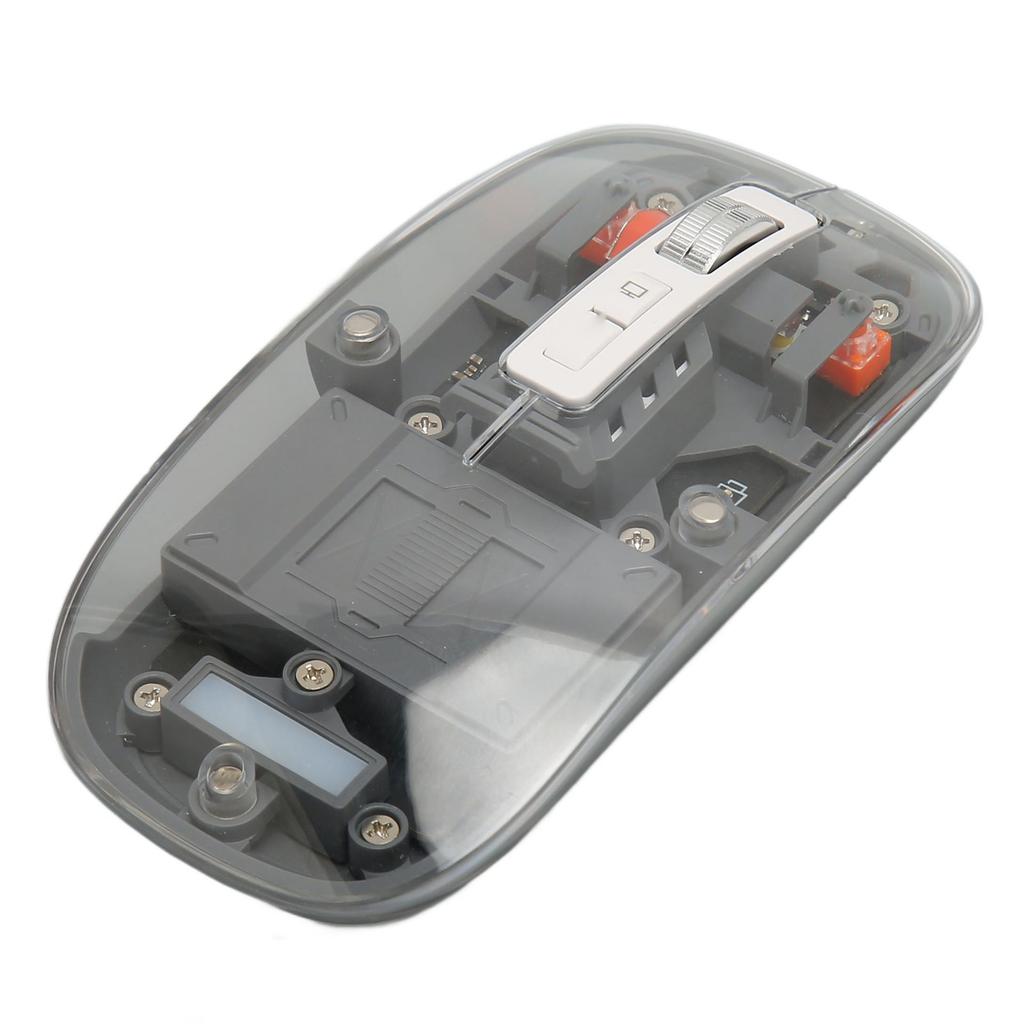 Wireless 3 Mode 5.1 5.1 2.4GHz Mouse Transparent Clear Mouse Re able Silent Mouse for PC Laptop Notebook Computer