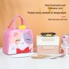 Cute Insulated Bento Bag: Cartoon Lunch Box for Kids and Office