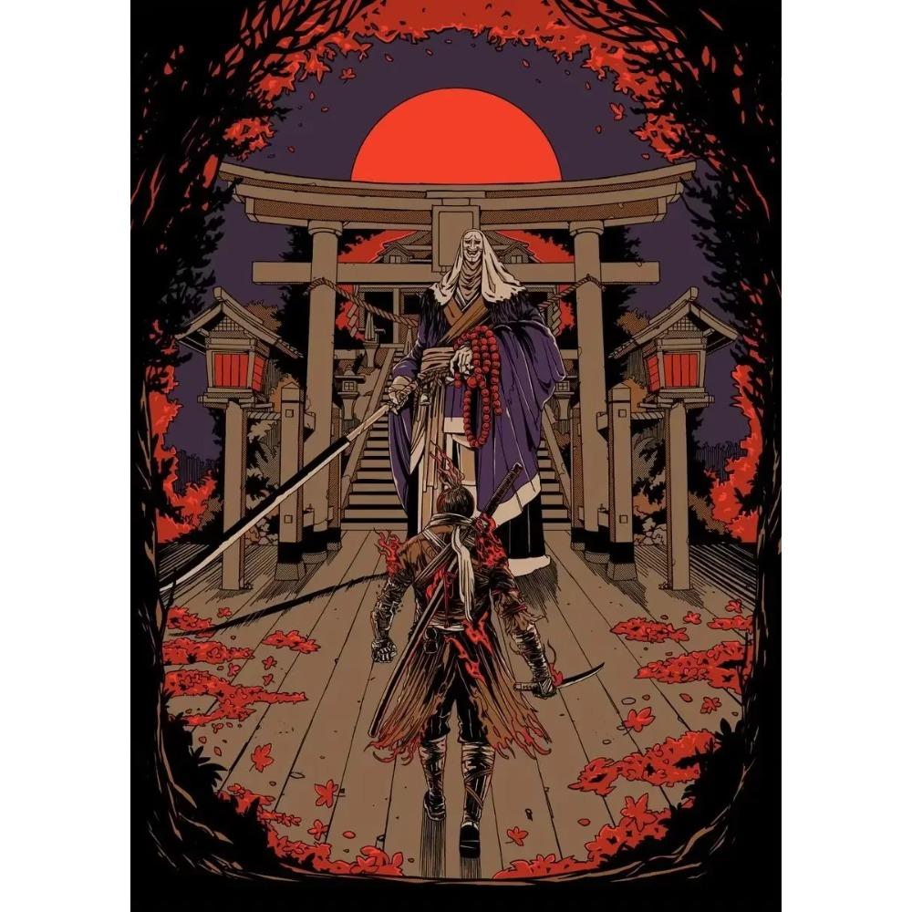 Gothic Dark Academia Undead Legion Canvas Art Print Chosen Undead Poster for Living Room Wall Home Ation Unique G