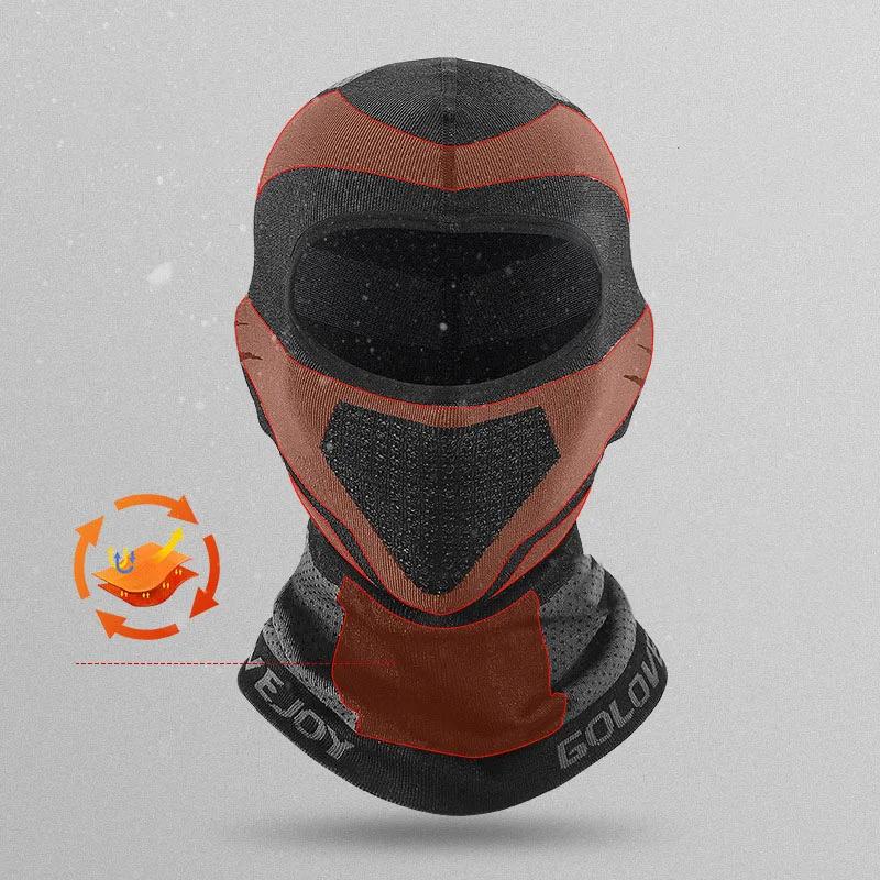 Letnia Chłodna Kominiarka Jedwab Lodowy Czapka Rowerowa Ochrona przed Słońcem UV Wiatroodporna Sportowa Ochrona Twarzy Nakrycie Głowy Rower Motocykl Męskie Czapki