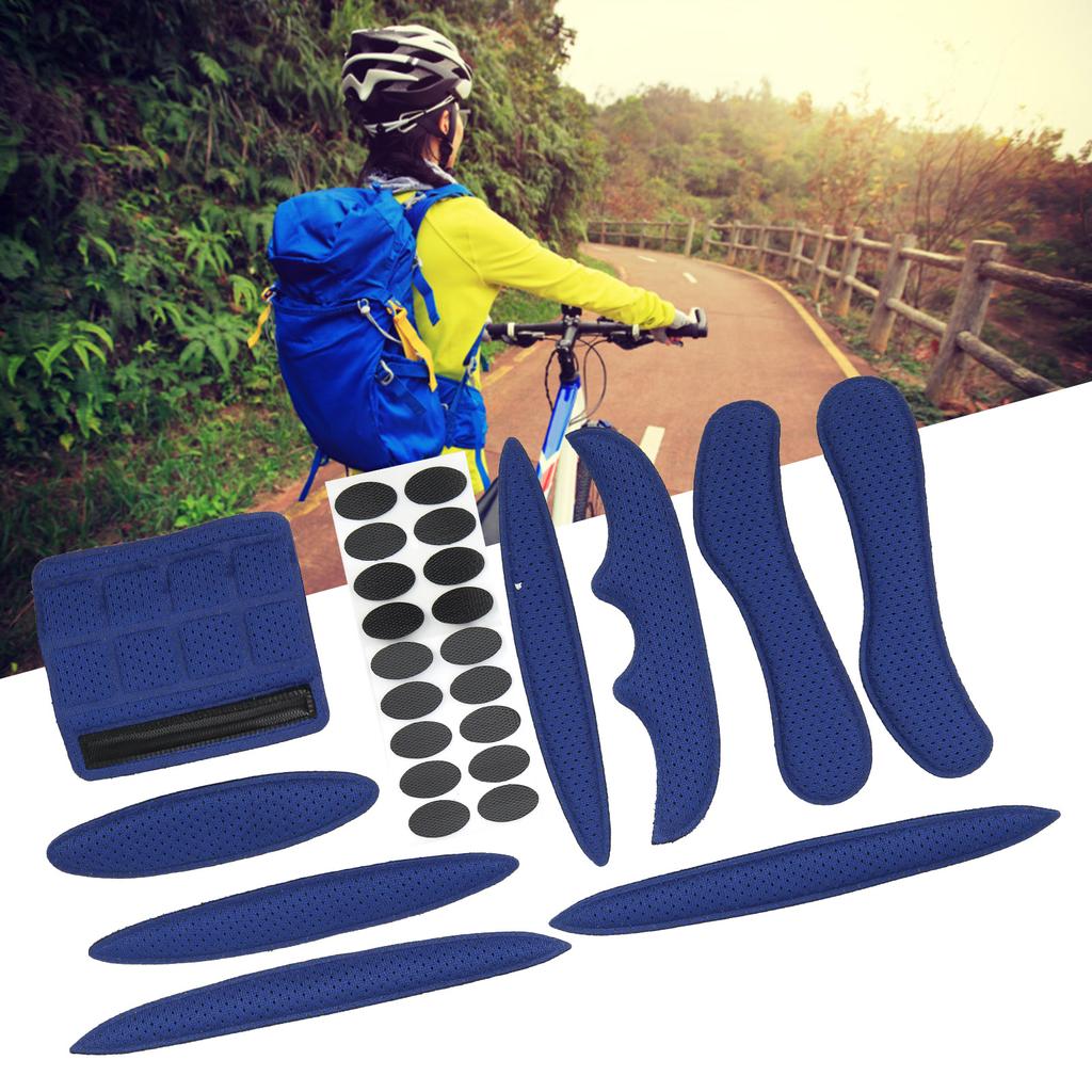 SK202 Helmet Padding Kit AntiCollision Electric Bicycle Helmet Liner Sponge Hook&Loop