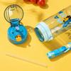 520ML Water Sippy Cup with Straw Drinking Bottle Cup New Kids Water Bottle
