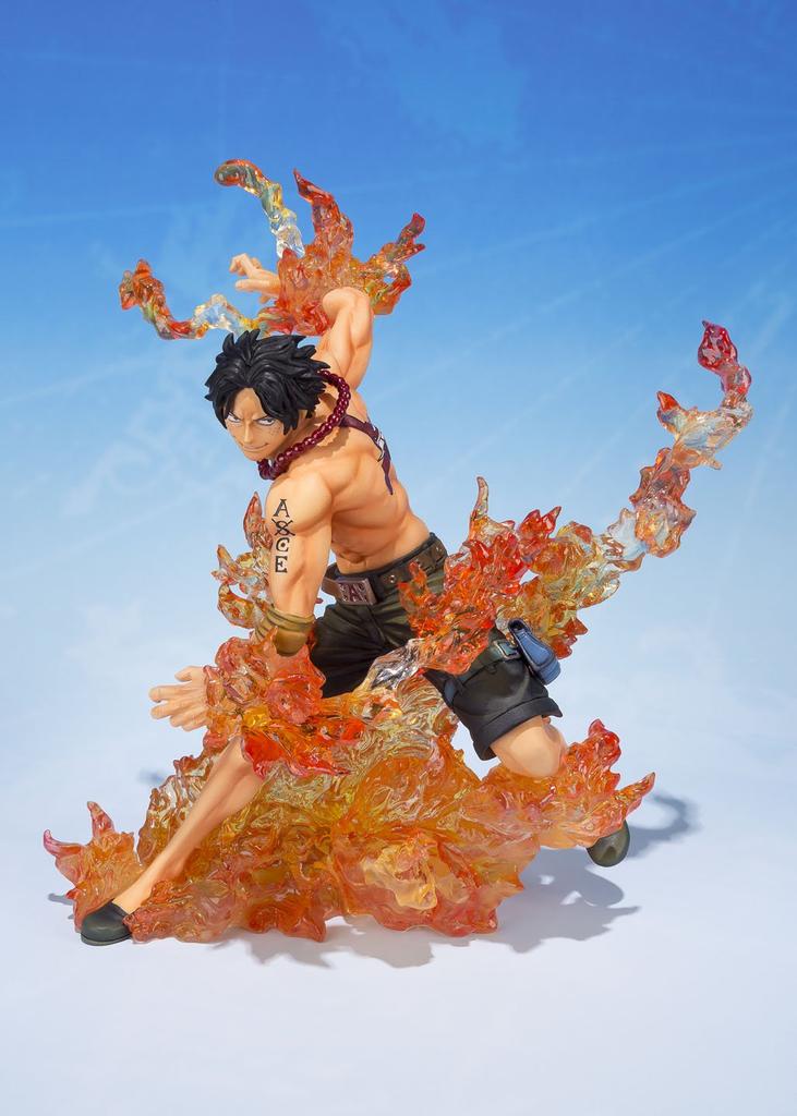 TAMASHII NATIONS Figuarts ZERO ONE PIECE Portgas Ace Approximately 155mm PVC ABS Finished Figure D. -Brother's Bond- & Pre-painted