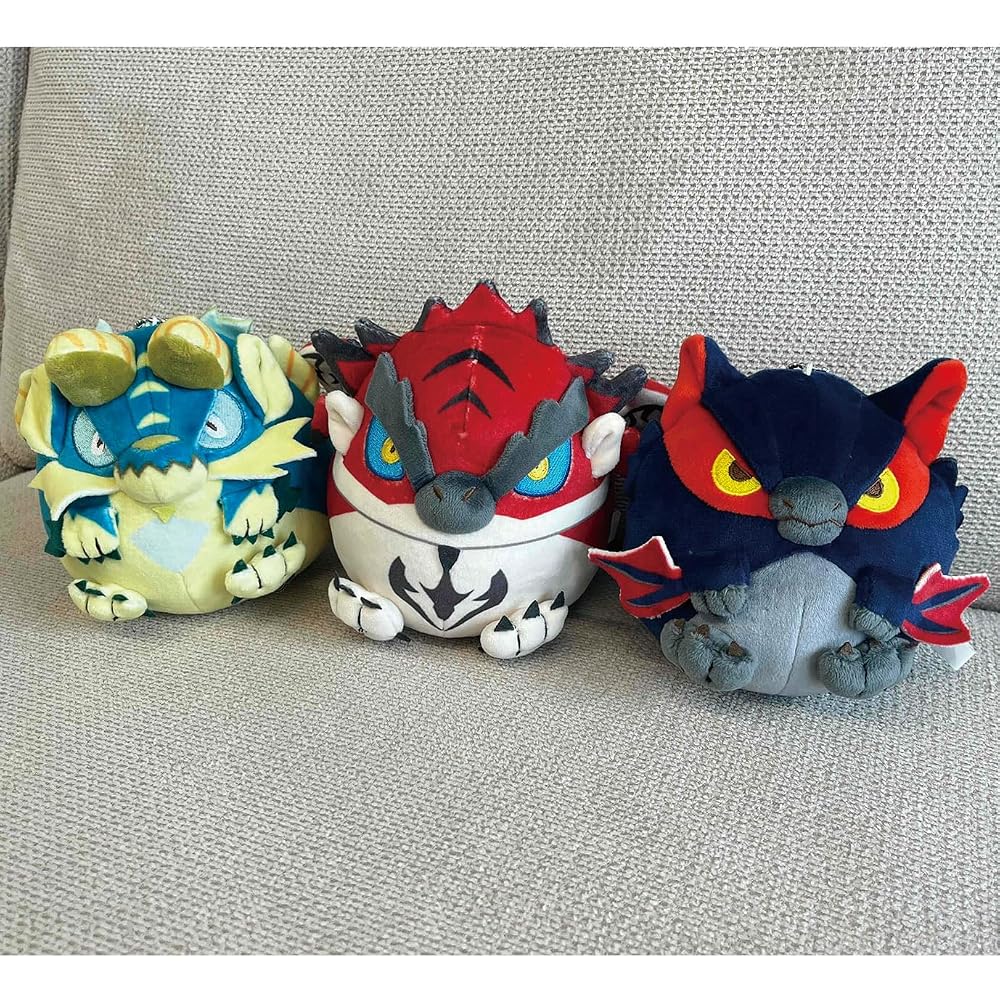 Capcom Monster Hunter Fuwatama Plush Toy Mini Rio Reus Approx. H120 x W120 x D130 mm Made of Poly...