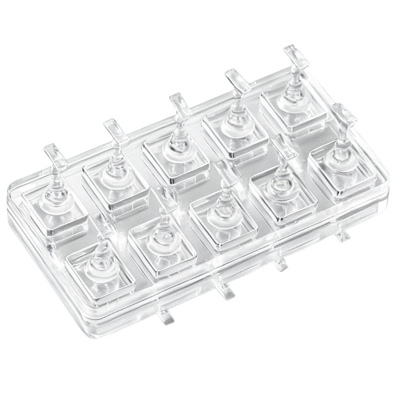 Non Magnetic Acrylic Nail Holder Safe for Electronic Devices Lightweight and Portable with Sturdy Base Easy Clean