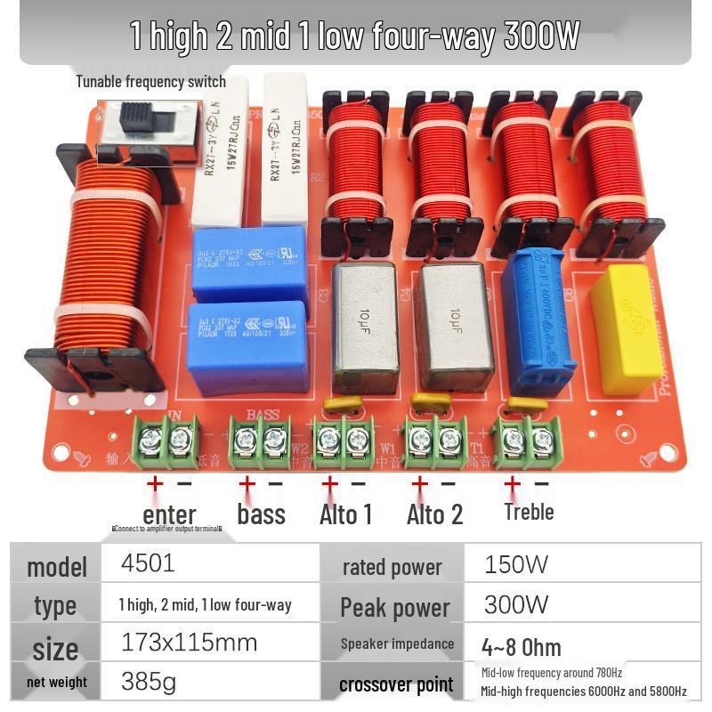 DIY High-Power, No-Weld Speaker Crossover: 2-Way to 5-Way HIFI