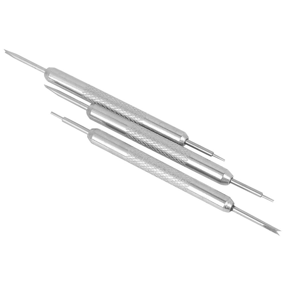 20PCs Watchband Remover Spring Bar Tool Watch Strap Adjuster Alloy Steel Double Head