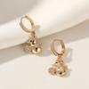 Fashion Snowman Dangle Earrings for Women Cubic Zirconia Daily Jewelry Party Accessories