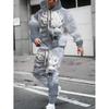 Fashion Skull 3D Print Hoodie Sweatpants Set Men