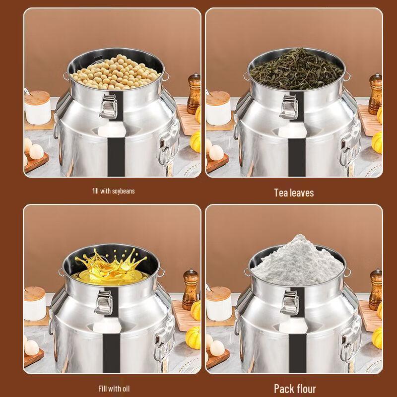 ZISIZ 304 Stainless Steel Sealed Multi-Purpose Storage Container