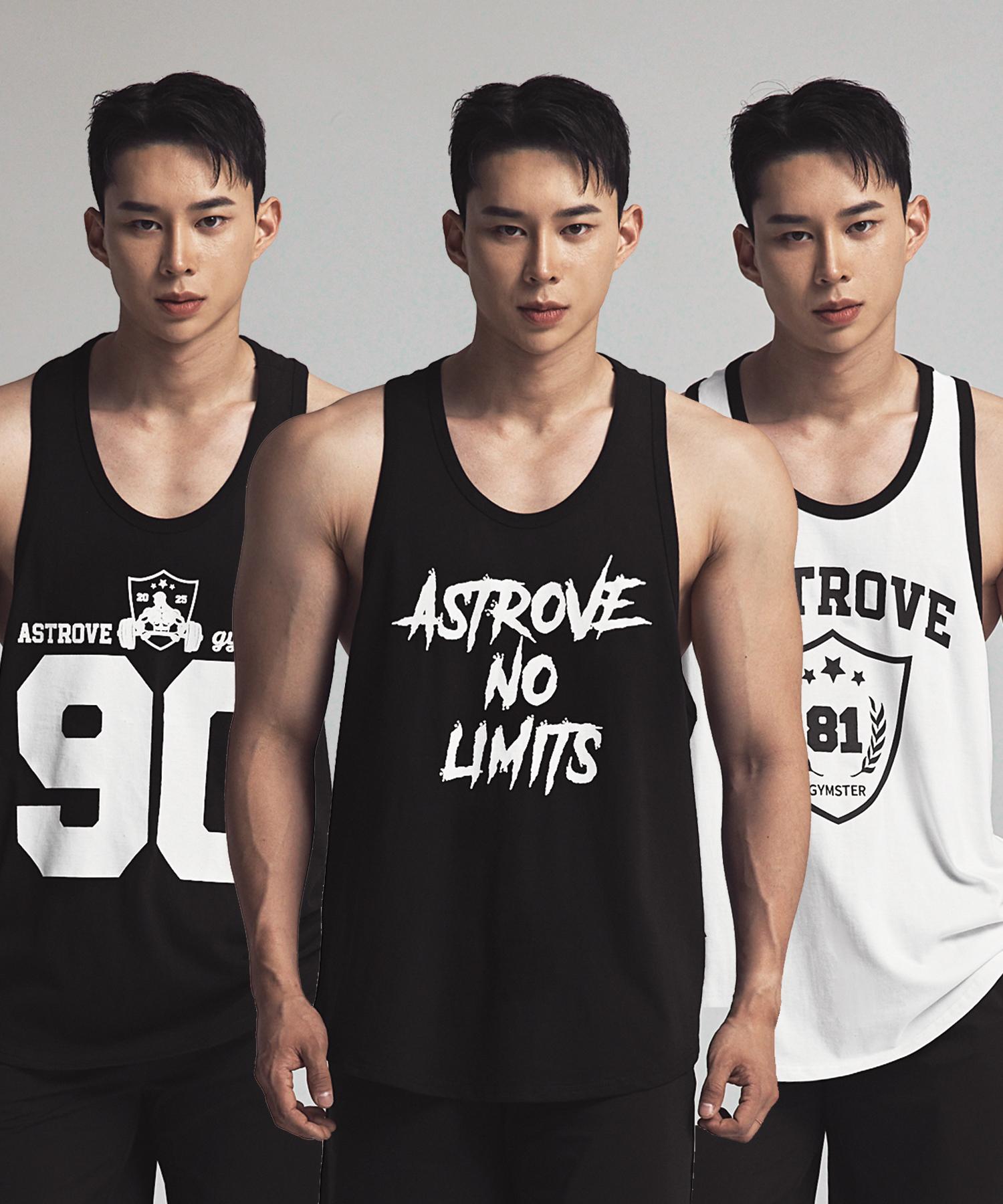 Astrov Heavy Cotton Sleeveless 2-Piece Set No Limit Sleeveless Black/Xl