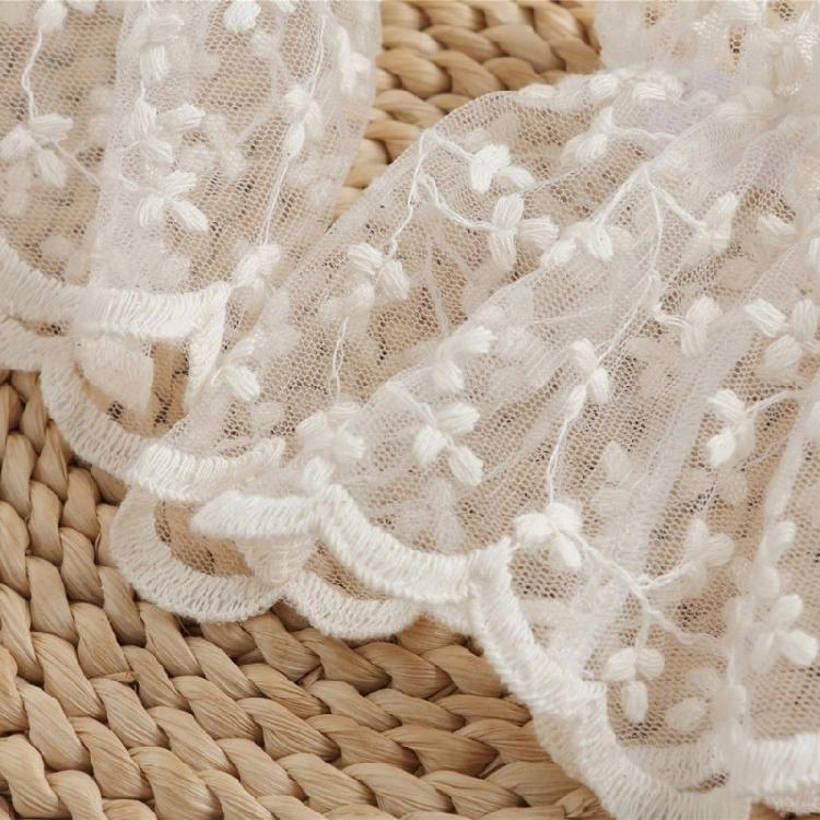 Easy Sleeves Cuffs White Lace Brim Women Simple Wedding False Sleeves