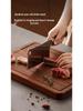 Mildew-Proof Wenge Wood Double-Sided Cutting Board - Food-Grade Solid Wood Chopping Board for Kitchen