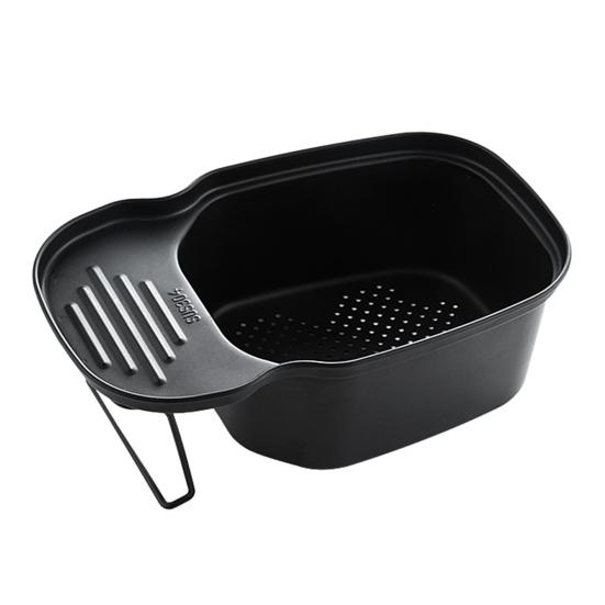 

Кухонный органайзер, кронштейн, дизайн, товары для дома, высокая твердость, сливная стойка для мытья фруктов и овощей, практичное хранение, высокая твердость чёрный