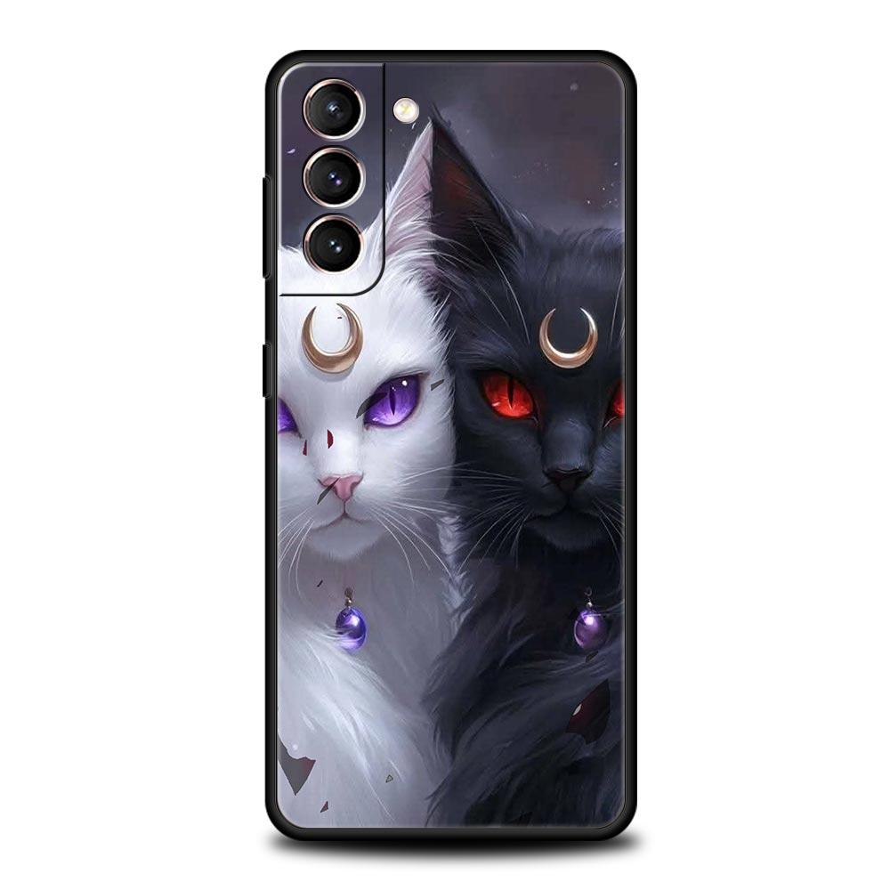 Cartoon Art Phone Case Cover for Samsung Galaxy S26 S25 S24 S23 S22 S20 S21 FE Ultra S25 Edge Plus 5G Soft TPU Shell Fundas Bags