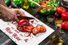 GLASS CUTTING BOARD 52x40 CHRISTMAS
