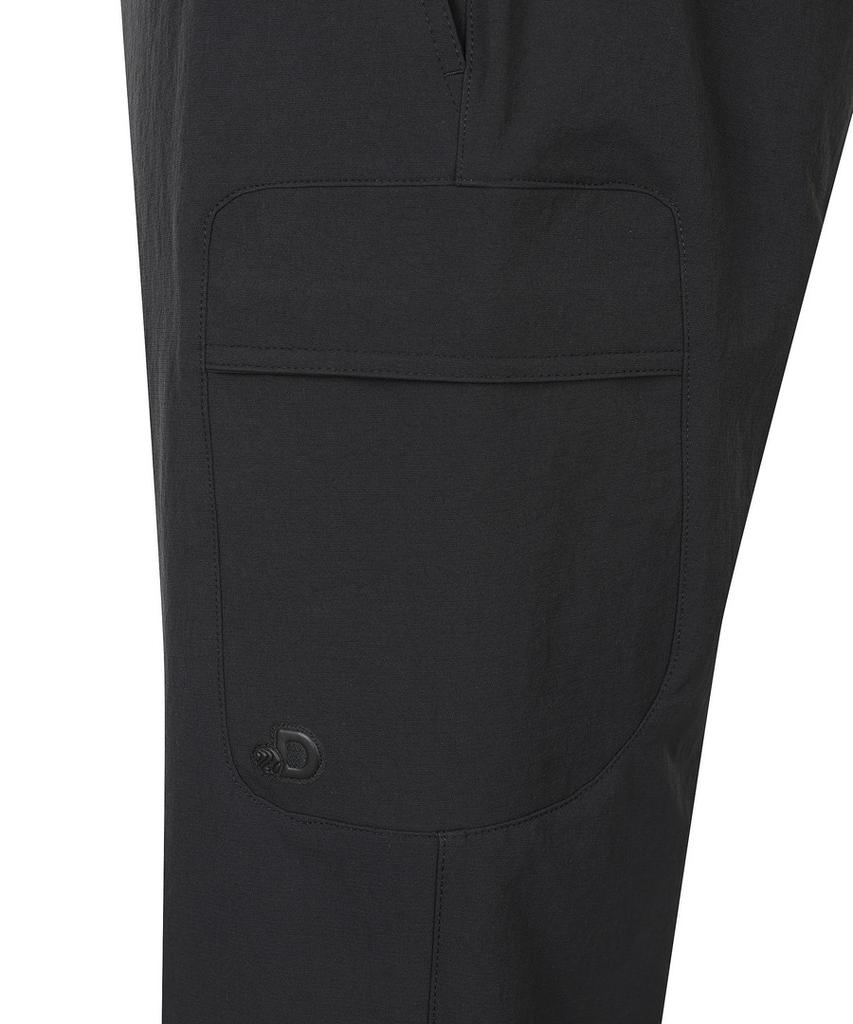 DISCOVERY EXPEDITION Men'S Loose Tapered Cargo Pants (Black)