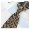 Maillard Style 8CM Retro Beige Coffee Champagne Tie - Korean Casual and Formal Fashion for Men