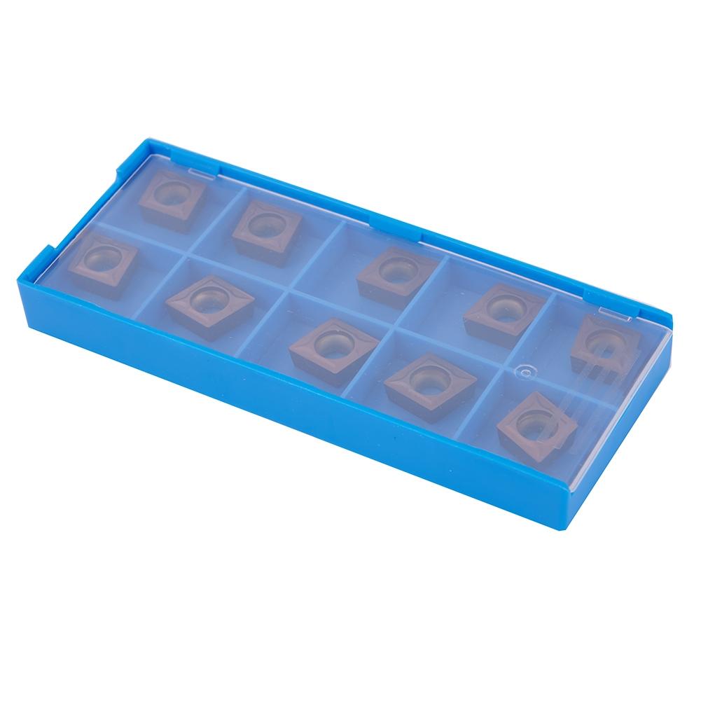 AU 10 STÜCKE CCMT09T304 VP15TF Hartmetalleinsätze CCMT 09 T3/CCMT32.51 Einsatzsatz