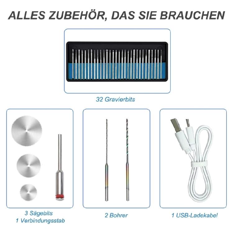 Wireless Engraving Tool Etching Pen Rechargeable Battery Portable Engraving Pen