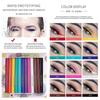 12PCS Matte Rainbow Colorful Liquid Eyeliner Set, 12 Colors Soft and Hyper Sharp Tip Brush Eyeliner, Waterproof High Pigmented Eyeliner Pen Set