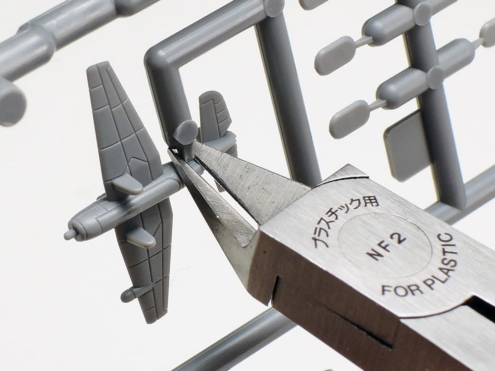 Tamiya Craft Tool Series Konische Zange mit dünner Klinge, Tor, Kunststoff-Modellwerkzeug 74123 Nr. 123 (zum Schneiden)